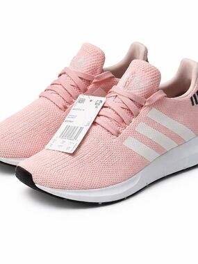 Adidas Swift Run W Sneakers Pink White Size 9 Women Athletic Shoes New